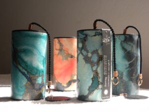 Lille udvalg af Zaphirs smukke marmorerede vindspil